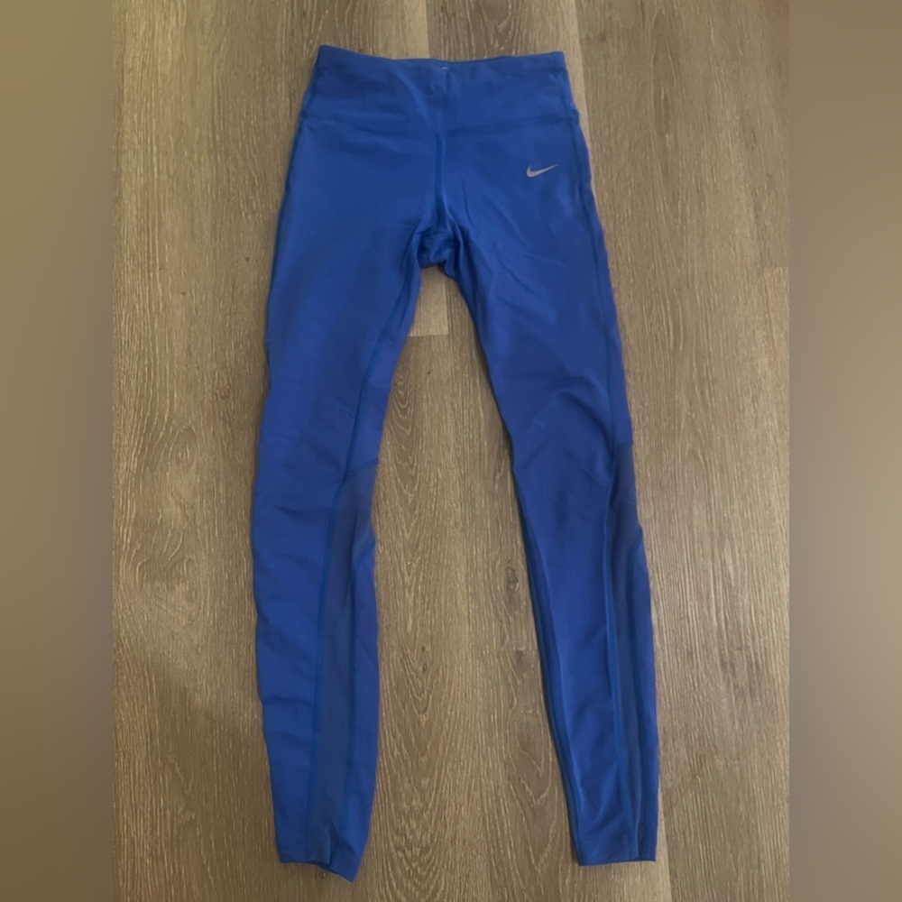 Nike Vibrant Blue Dri Fit Active Leggings